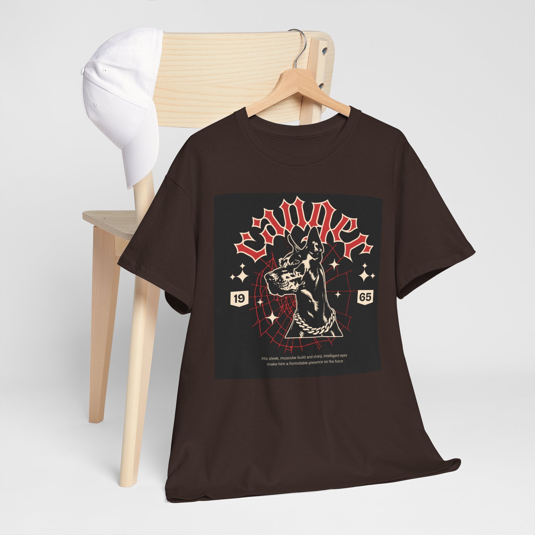 Vintage Gothic Cat Tee — 'Witchery' Retro Occult Graphic T-Shirt