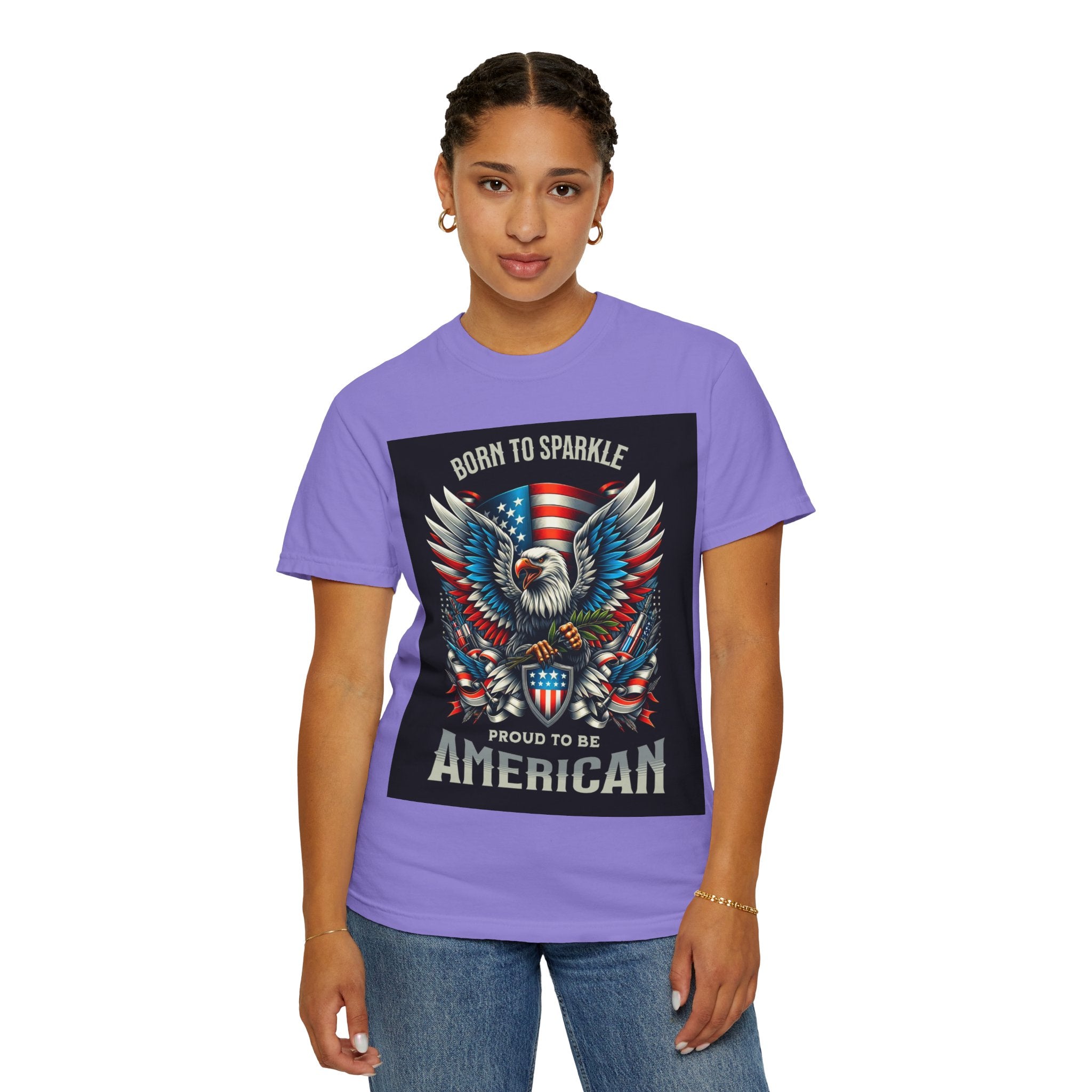 Born to Sparkle Proud to Be American T-Shirt