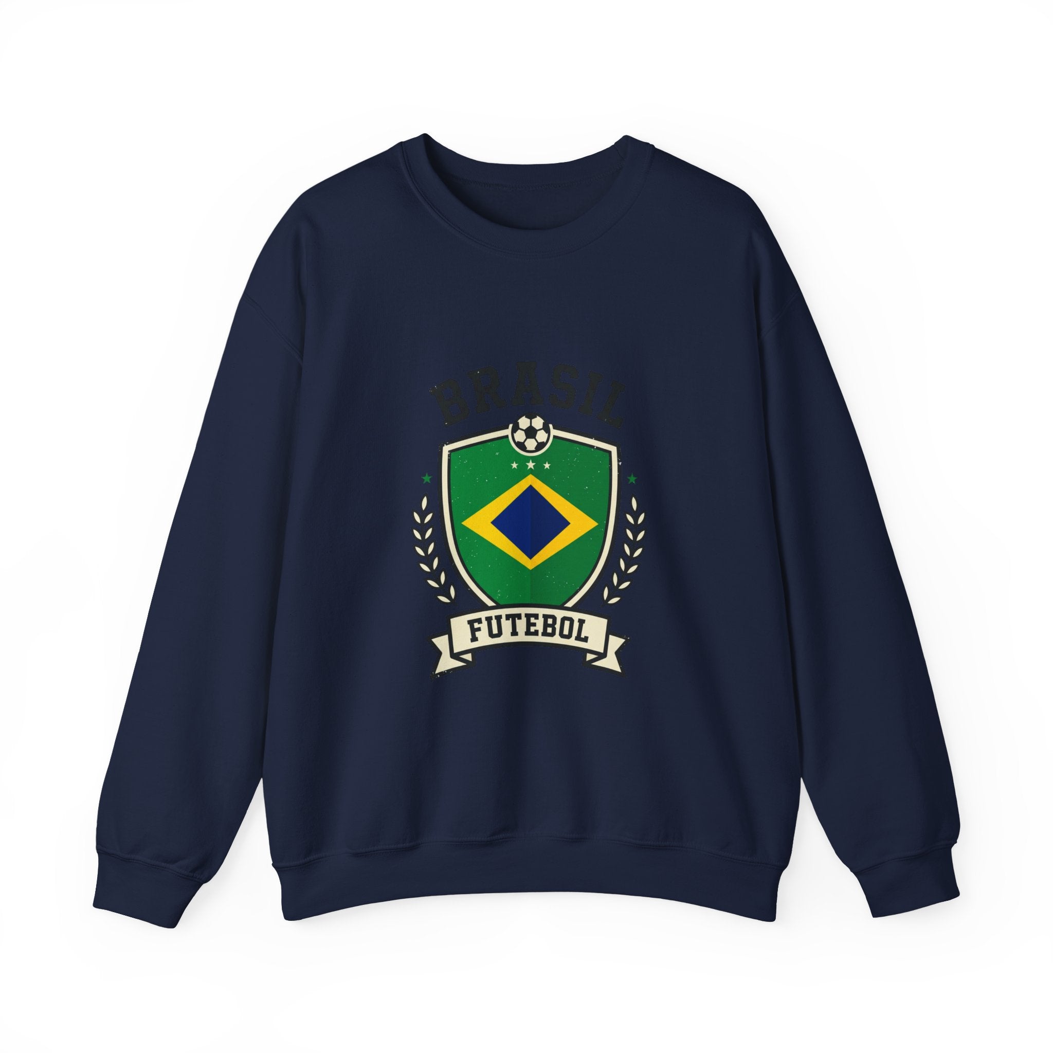 Brasil Futebol Crest Sweatshirt | Brazil Soccer Pride, National Colors