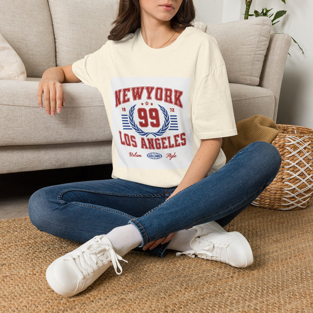New York 99 Vintage Sports Tee — Collegiate Graphic T-Shirt