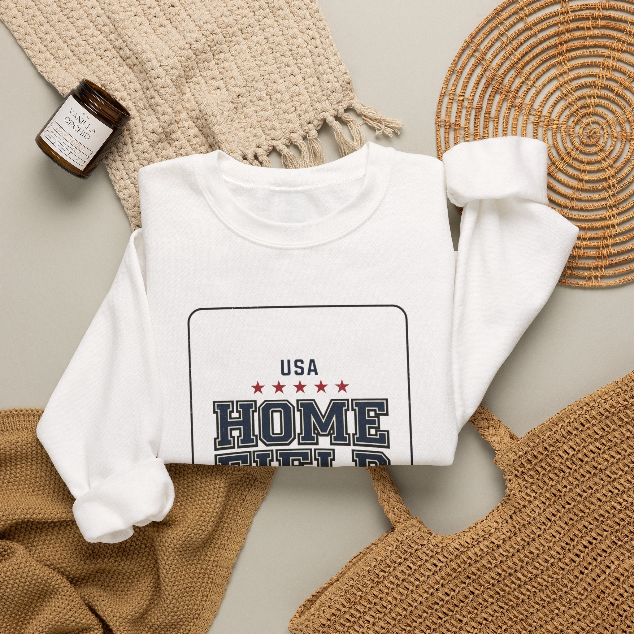 USA Home Field Energy Sweatshirt | Soccer Country Pride, National Colors