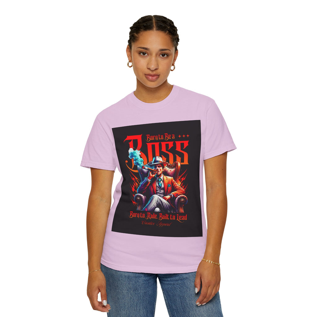 Boss Vintage Graphic T-Shirt — "Born to Be a Boss" Retro Mafia Design