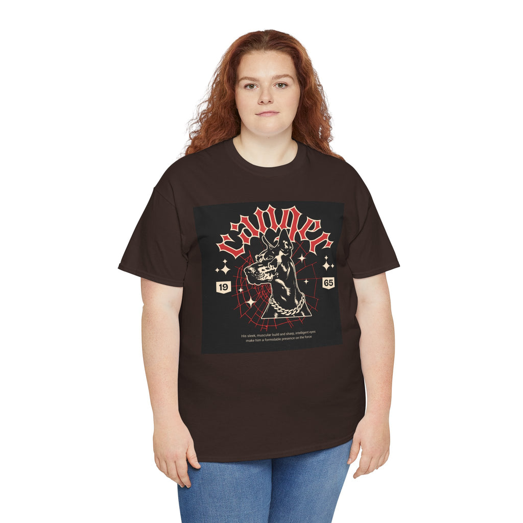 Vintage Gothic Cat Tee — 'Witchery' Retro Occult Graphic T-Shirt