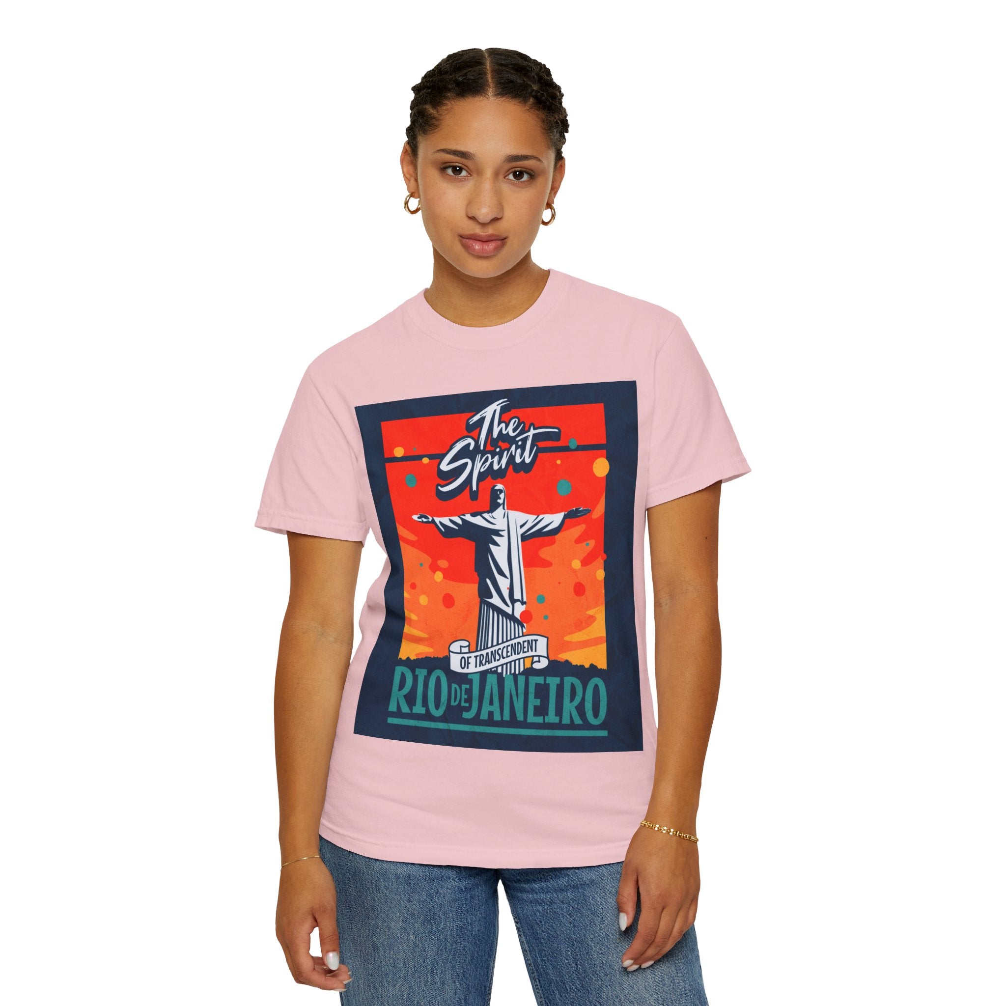 Rio de Janeiro Christ the Redeemer Poster T-Shirt — 'The Spirit' Graphic Tee