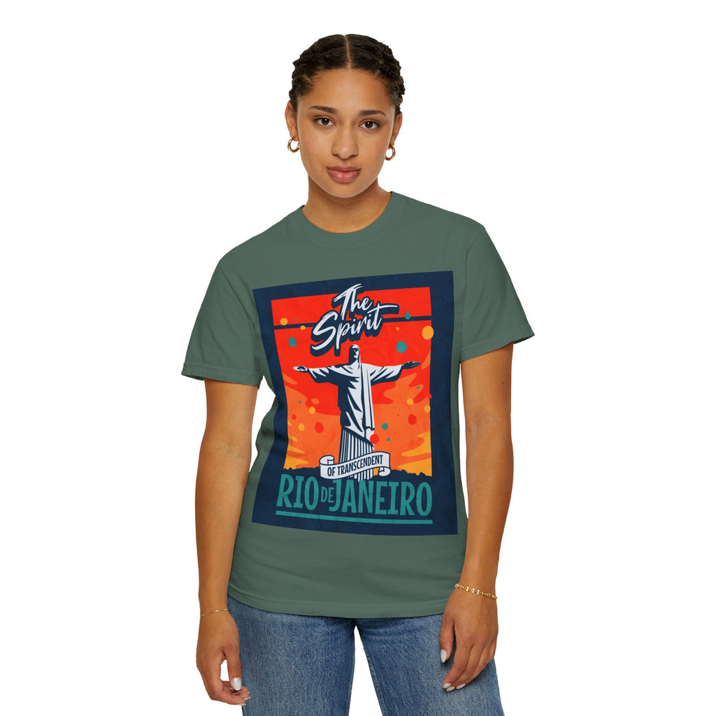 Rio de Janeiro Christ the Redeemer Poster T-Shirt — 'The Spirit' Graphic Tee