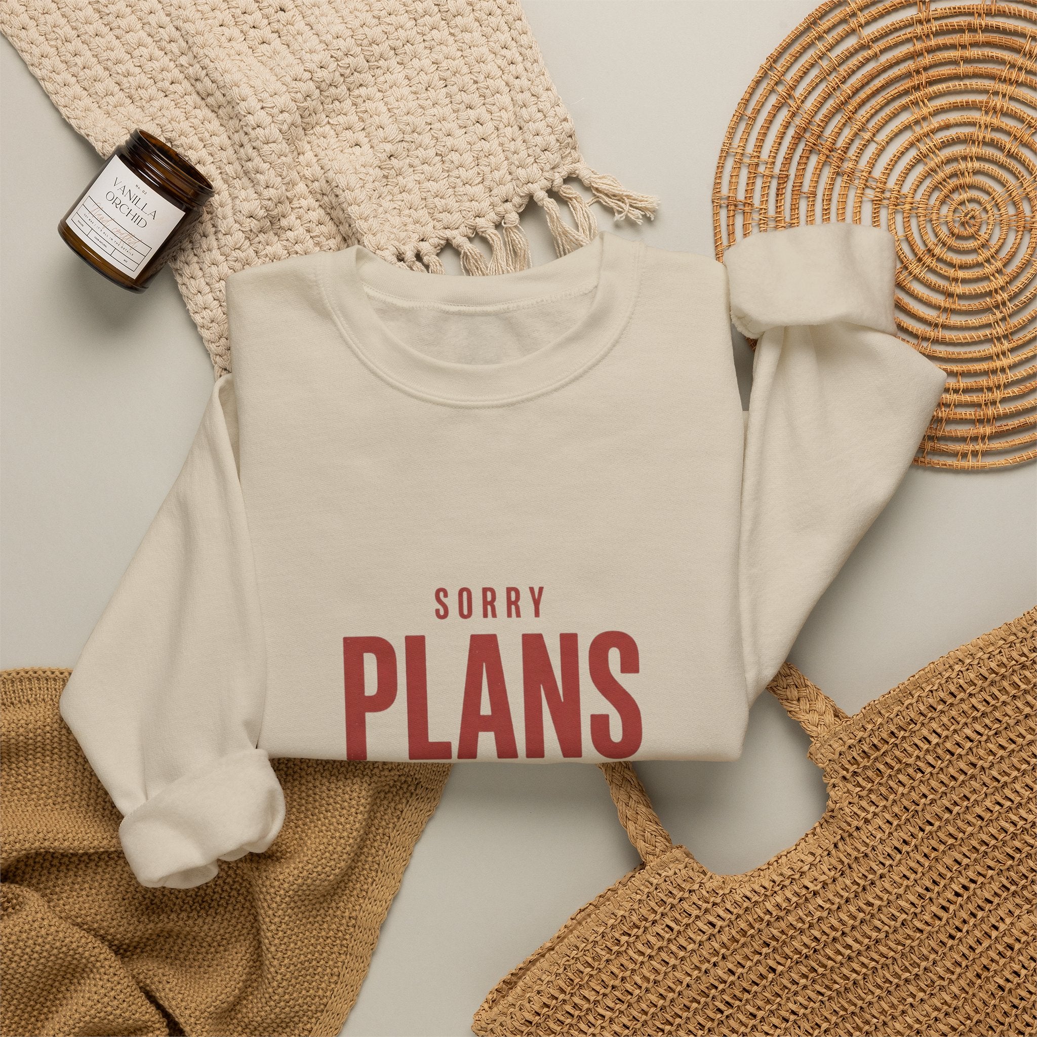Plans Canceled Sweatshirt | Women's Sports Fandom, Game Day Crewneck