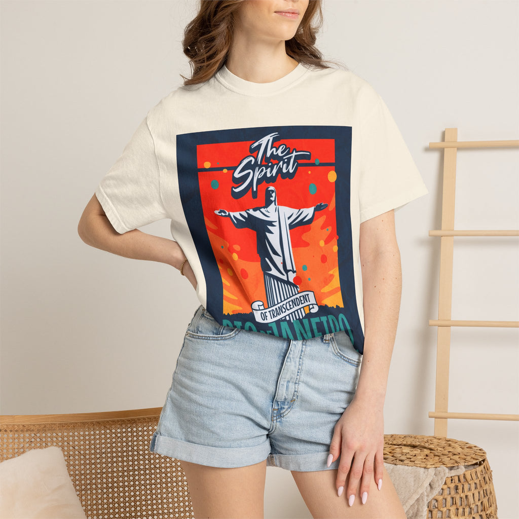 Rio de Janeiro Christ the Redeemer Poster T-Shirt — 'The Spirit' Graphic Tee