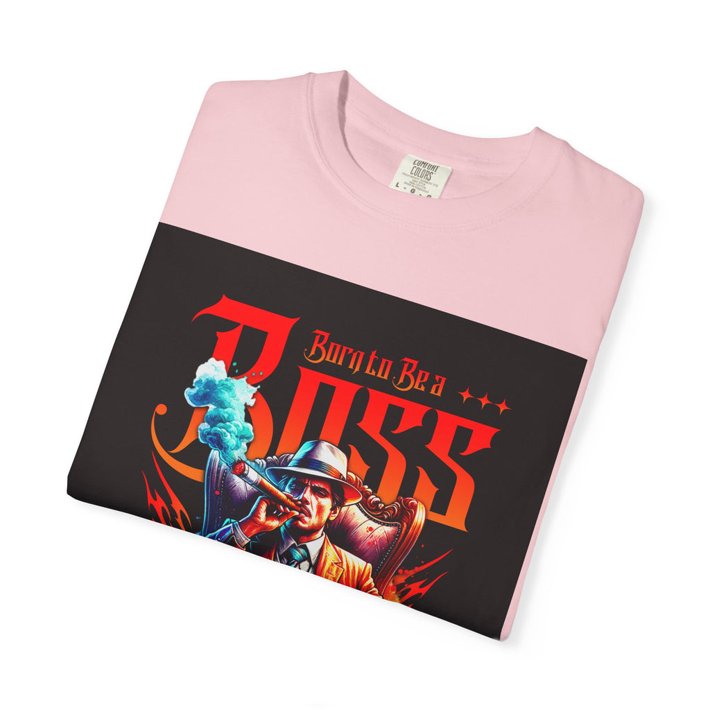 Boss Vintage Graphic T-Shirt — "Born to Be a Boss" Retro Mafia Design