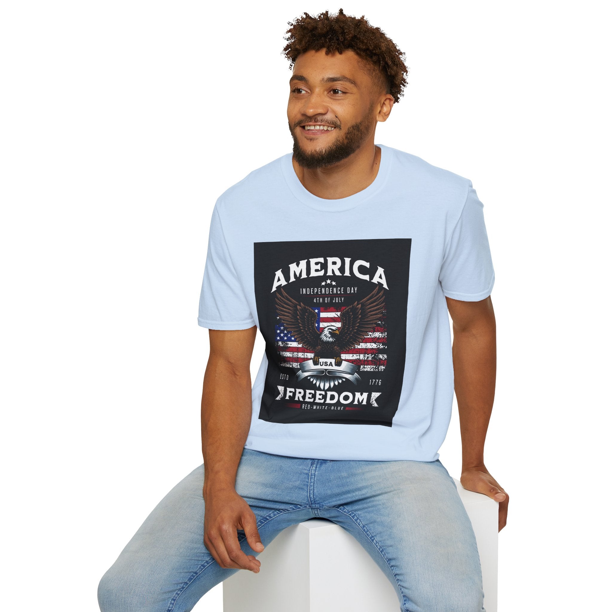 America Eagle T-Shirt — Independence Day Freedom Graphic Tee