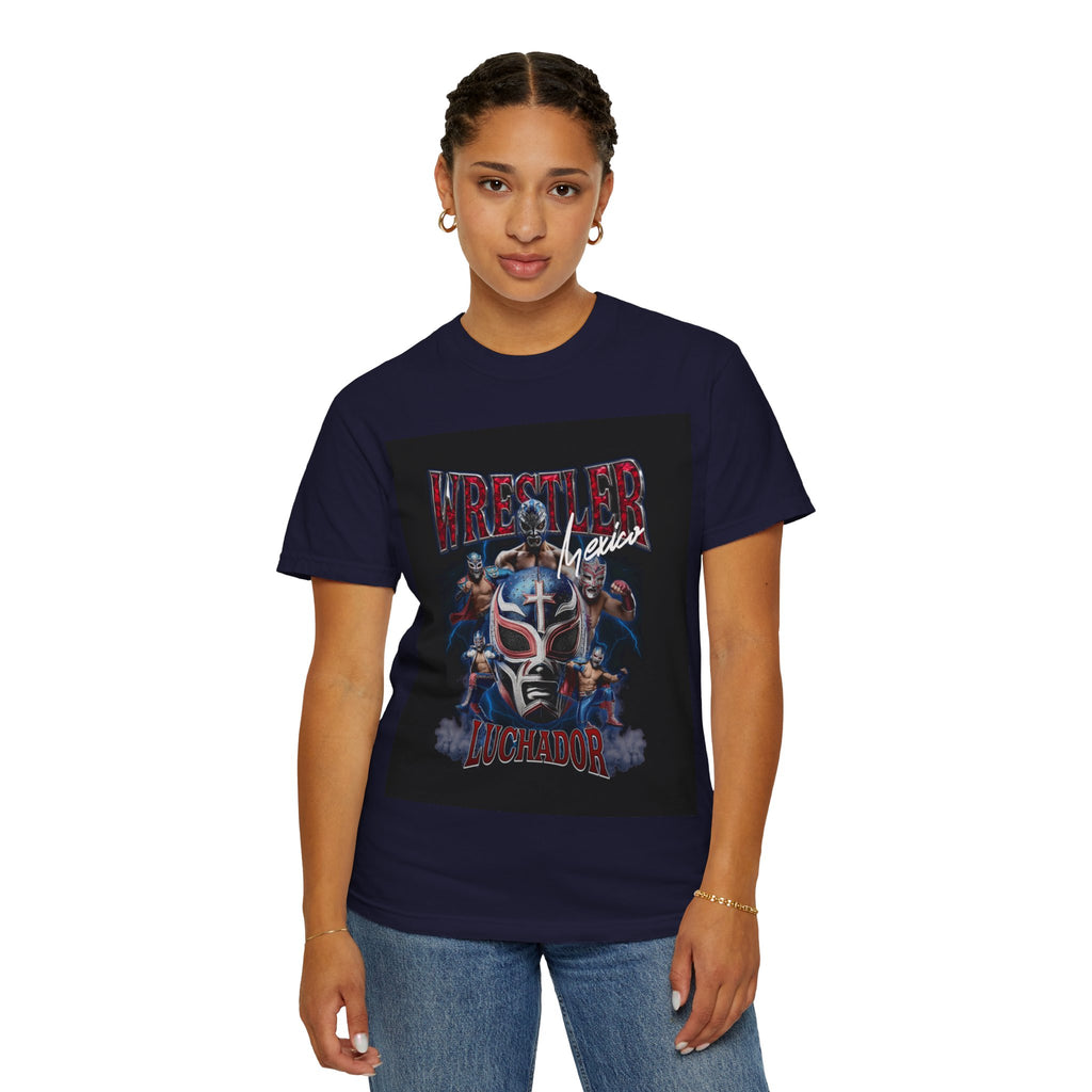 Wrestler Luchador Graphic T-Shirt — Mexican Masked Wrestling Tee