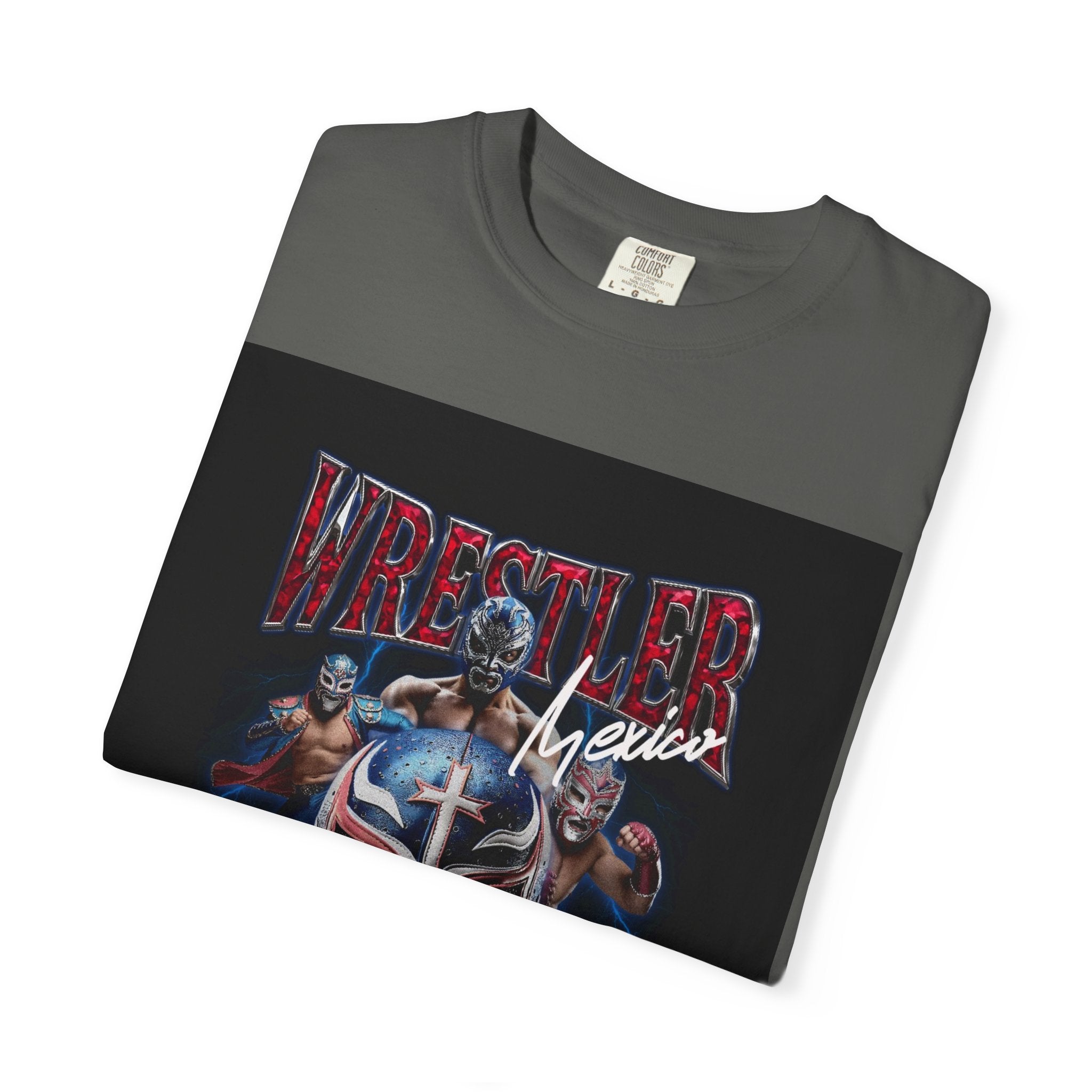 Wrestler Luchador Graphic T-Shirt — Mexican Masked Wrestling Tee