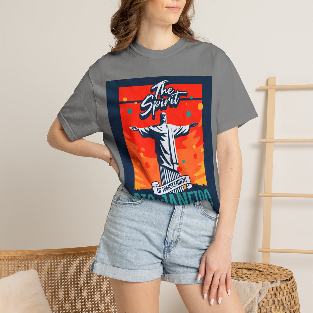 Rio de Janeiro Christ the Redeemer Poster T-Shirt — 'The Spirit' Graphic Tee