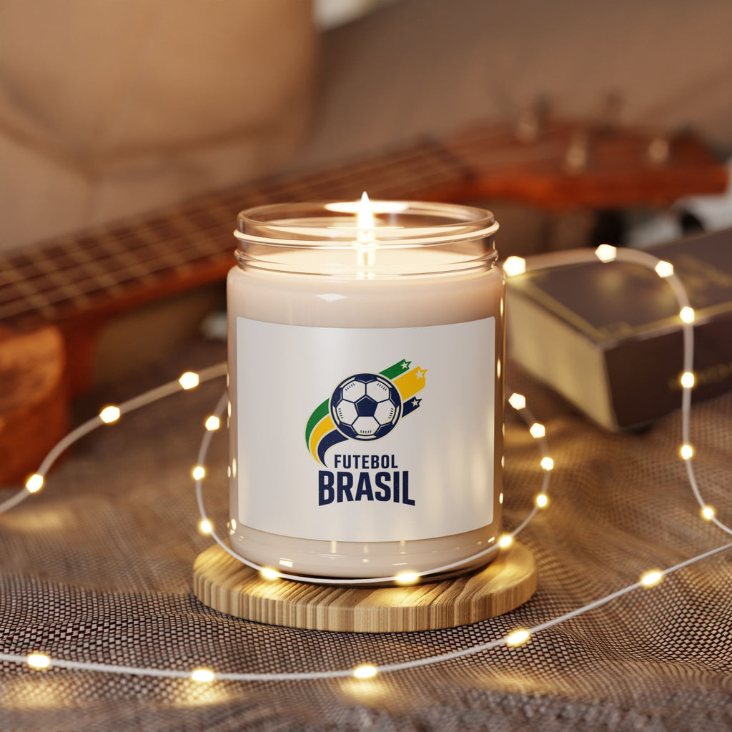 Brasil Futebol Soccer Candle | Country Pride, Brazilian Flag Colors