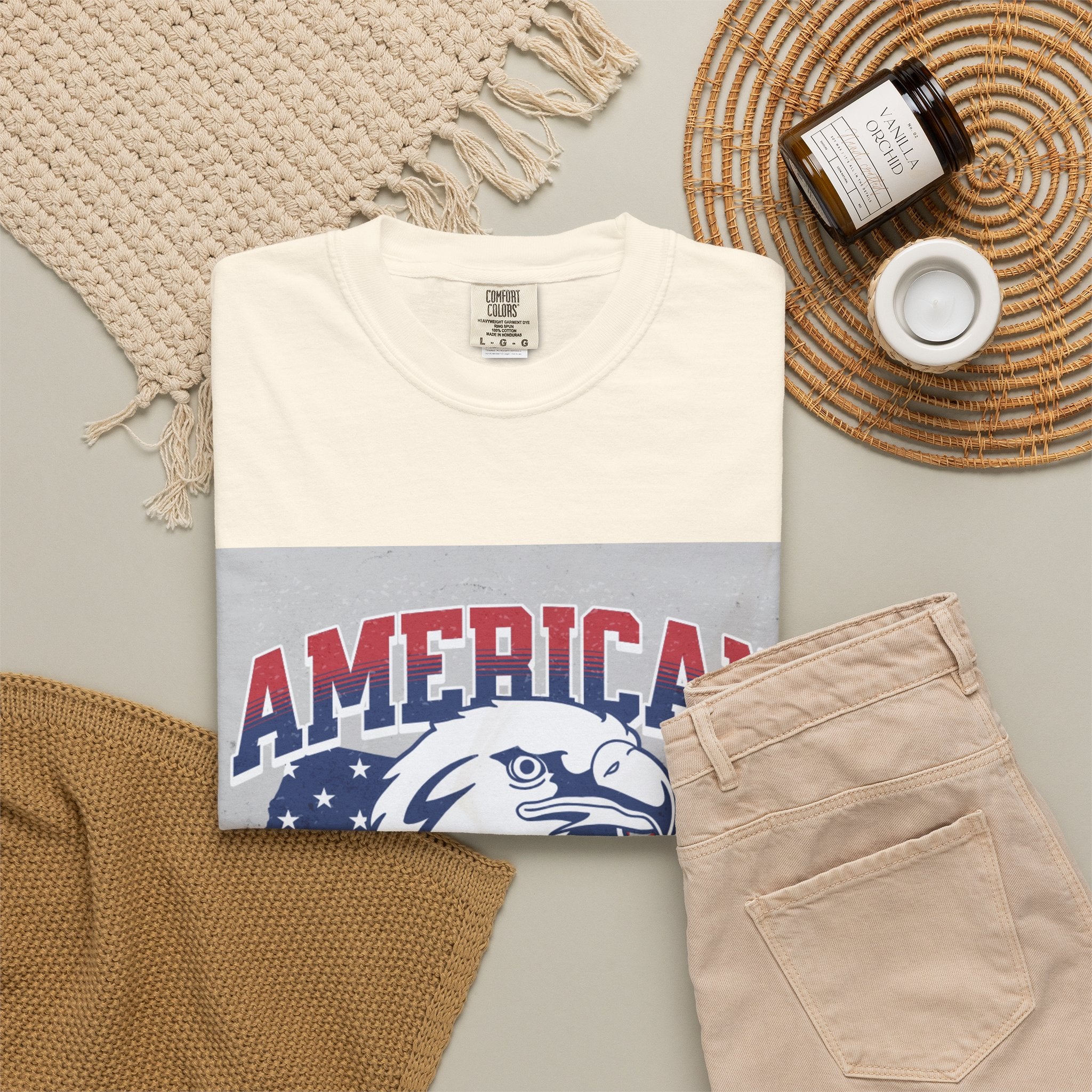 American Made Eagle T-Shirt — Patriotic USA Graphic Tee