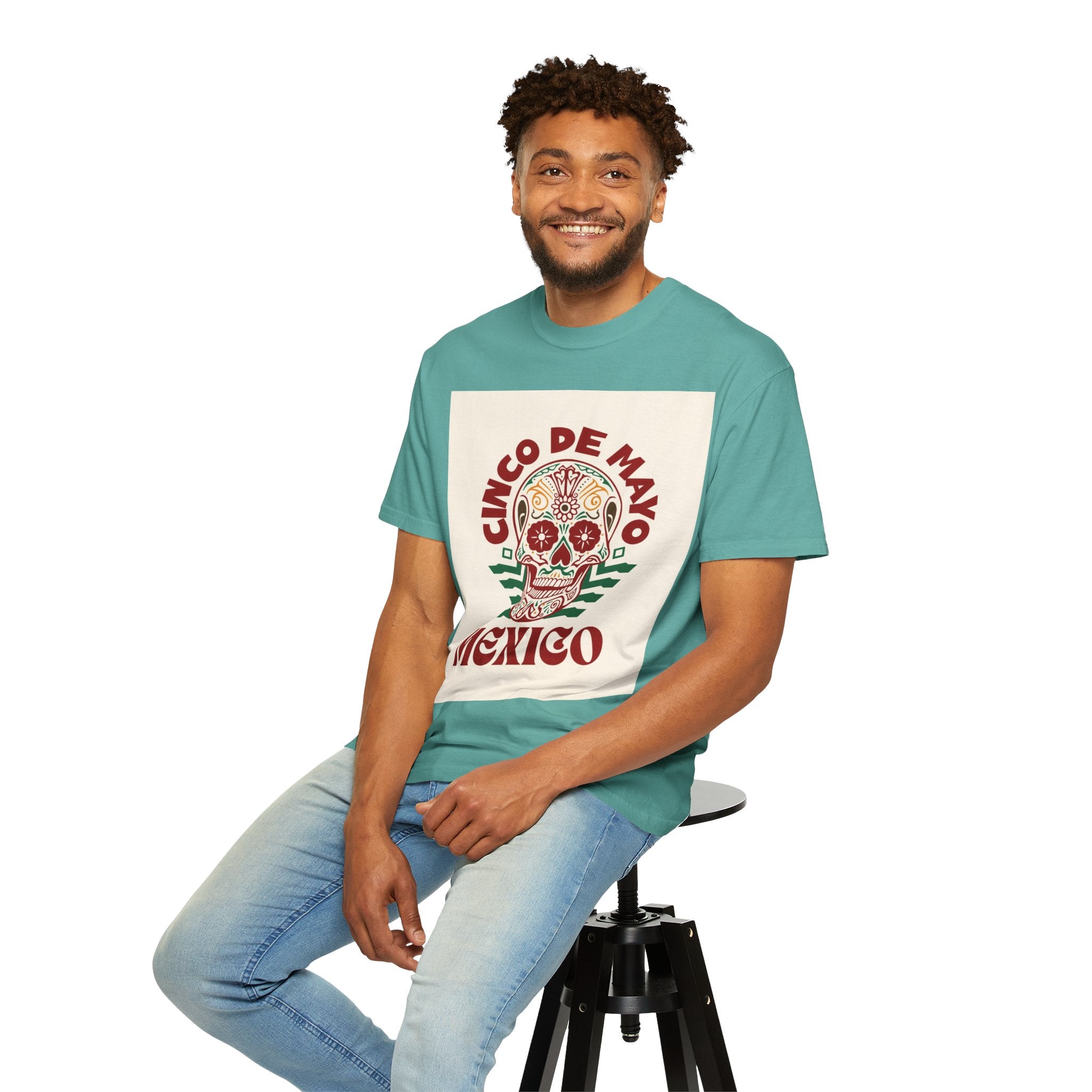 Cinco de Mayo Mexico Sugar Skull T-Shirt