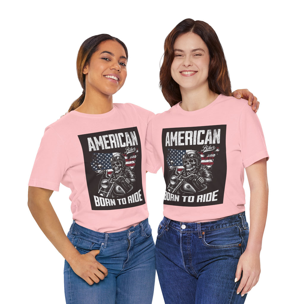 Born to Ride American Biker T-Shirt