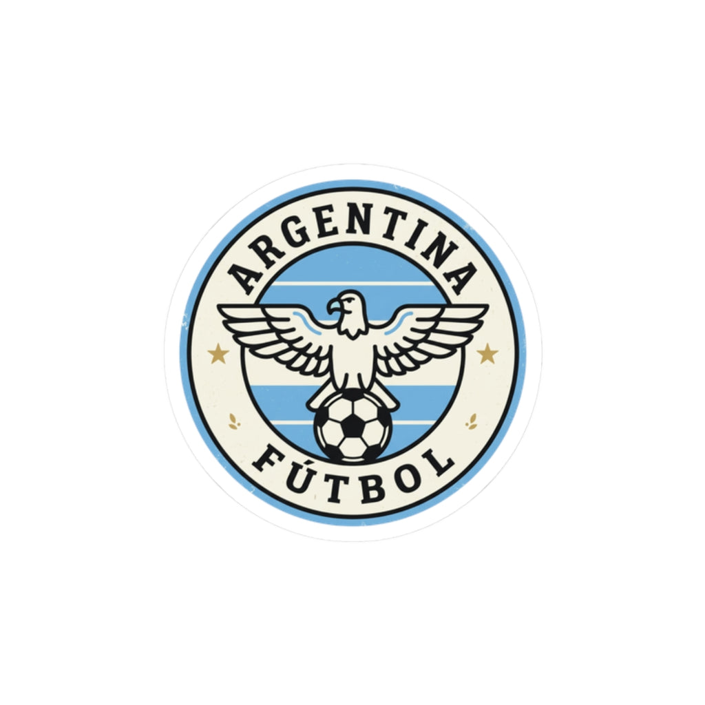 Argentina Fútbol Crest Kiss-Cut Sticker | Soccer Country Pride