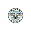 Argentina Fútbol Crest Kiss-Cut Sticker | Soccer Country Pride