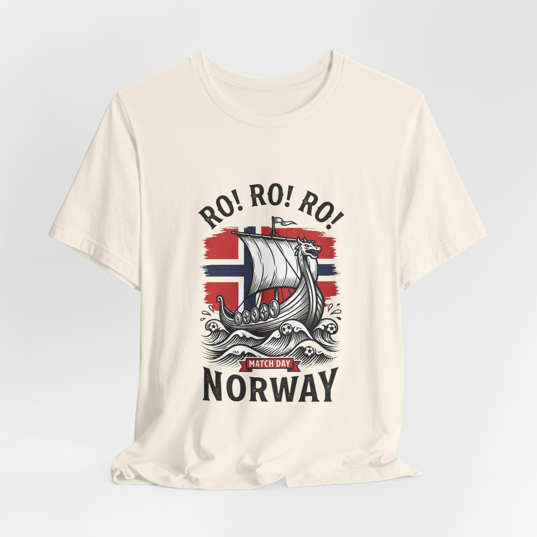 Ro! Ro! Ro! Viking Longship Norway Tee | Norwegian Flag, Football Chant