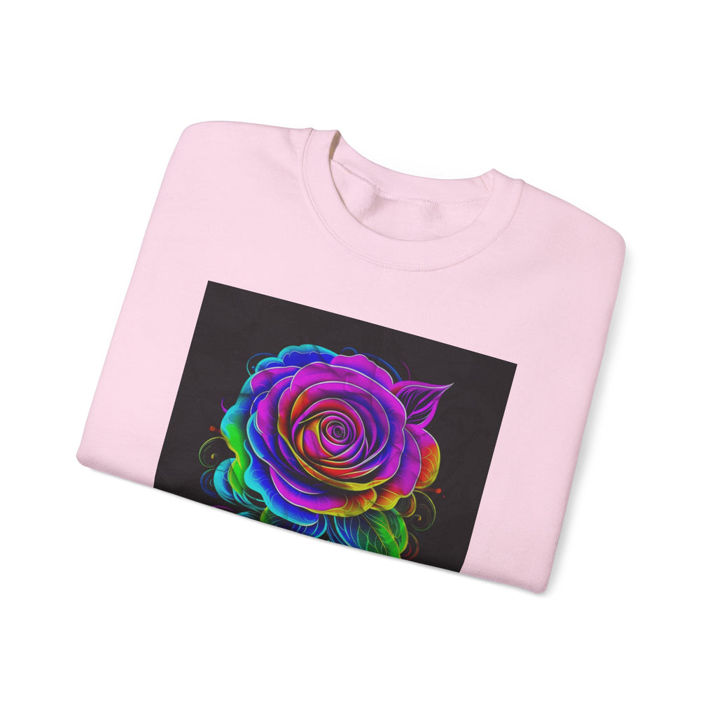 Fluorescent Rose “Fragrant” Crewneck Sweatshirt