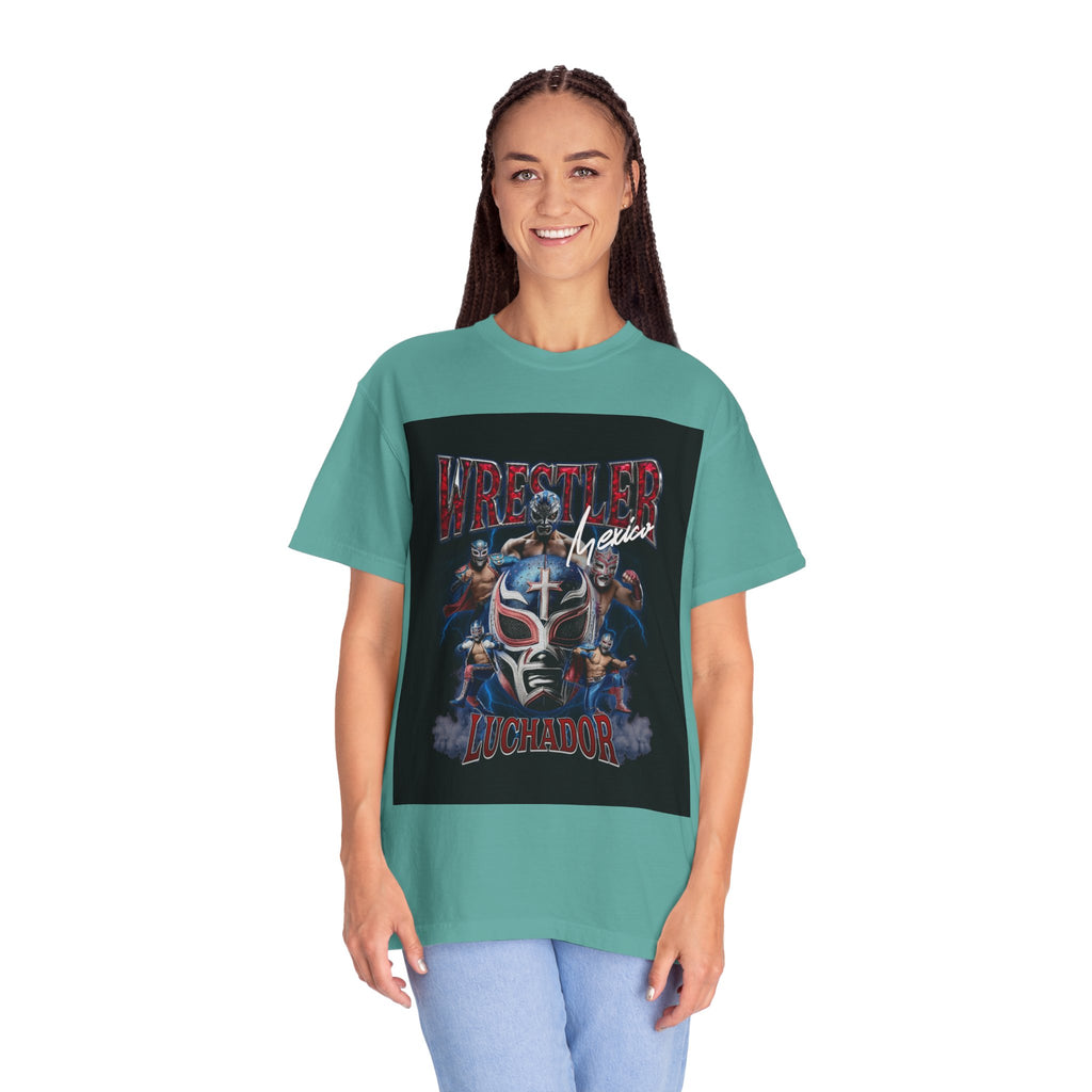 Wrestler Luchador Graphic T-Shirt — Mexican Masked Wrestling Tee