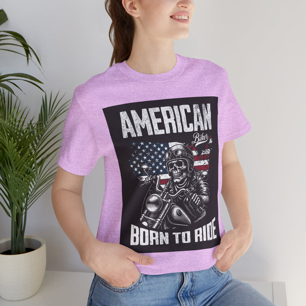 Born to Ride American Biker T-Shirt