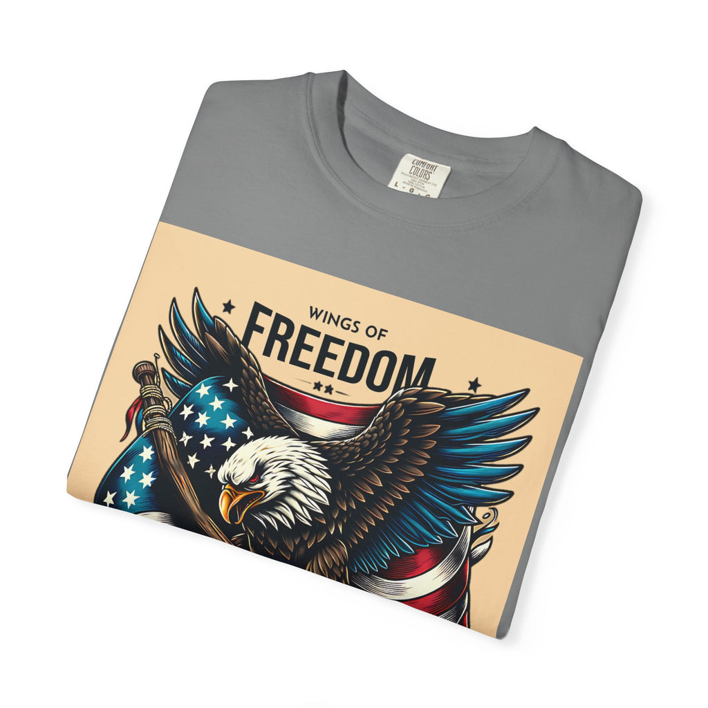 Freedom Eagle T-Shirt — Wings of America Patriotic Graphic Tee