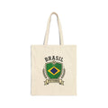 Brasil Futebol Crest Tote | Brazil Soccer Pride Canvas
