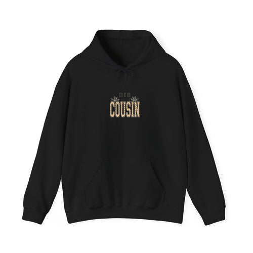 Big Cousin Hoodie | Halloween Family Shirts, Matching Spooky Lettering