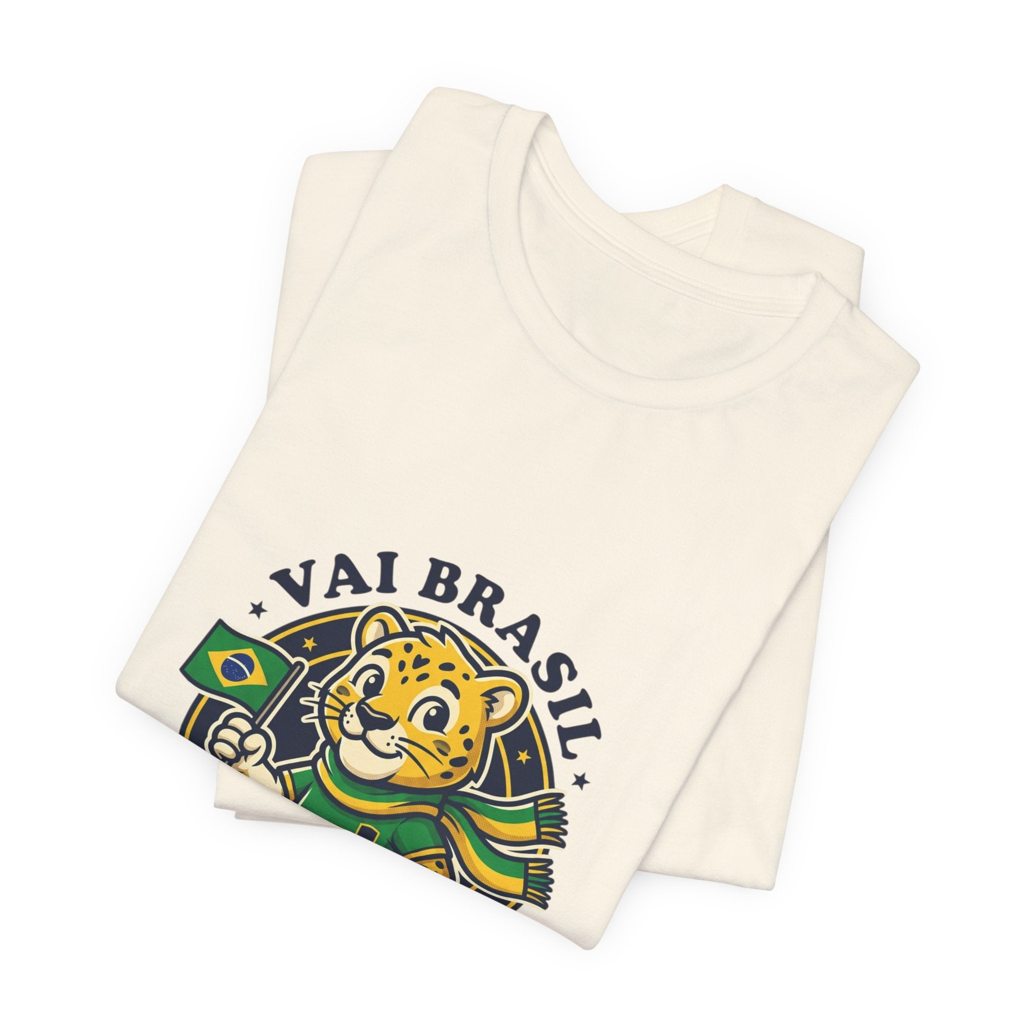 Vai Brasil Jaguar Soccer Tee | Brazil Pride, National Colors