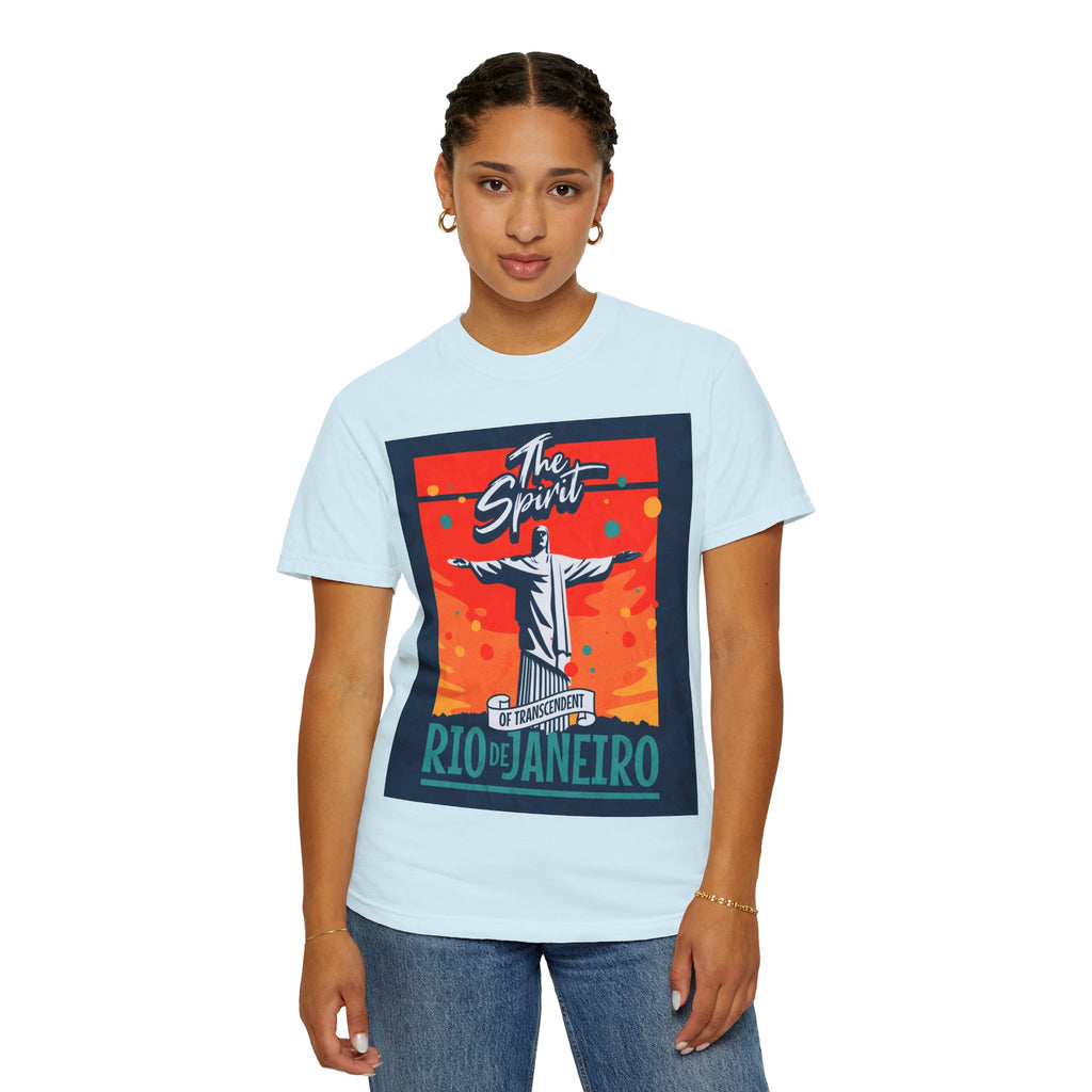 Rio de Janeiro Christ the Redeemer Poster T-Shirt — 'The Spirit' Graphic Tee