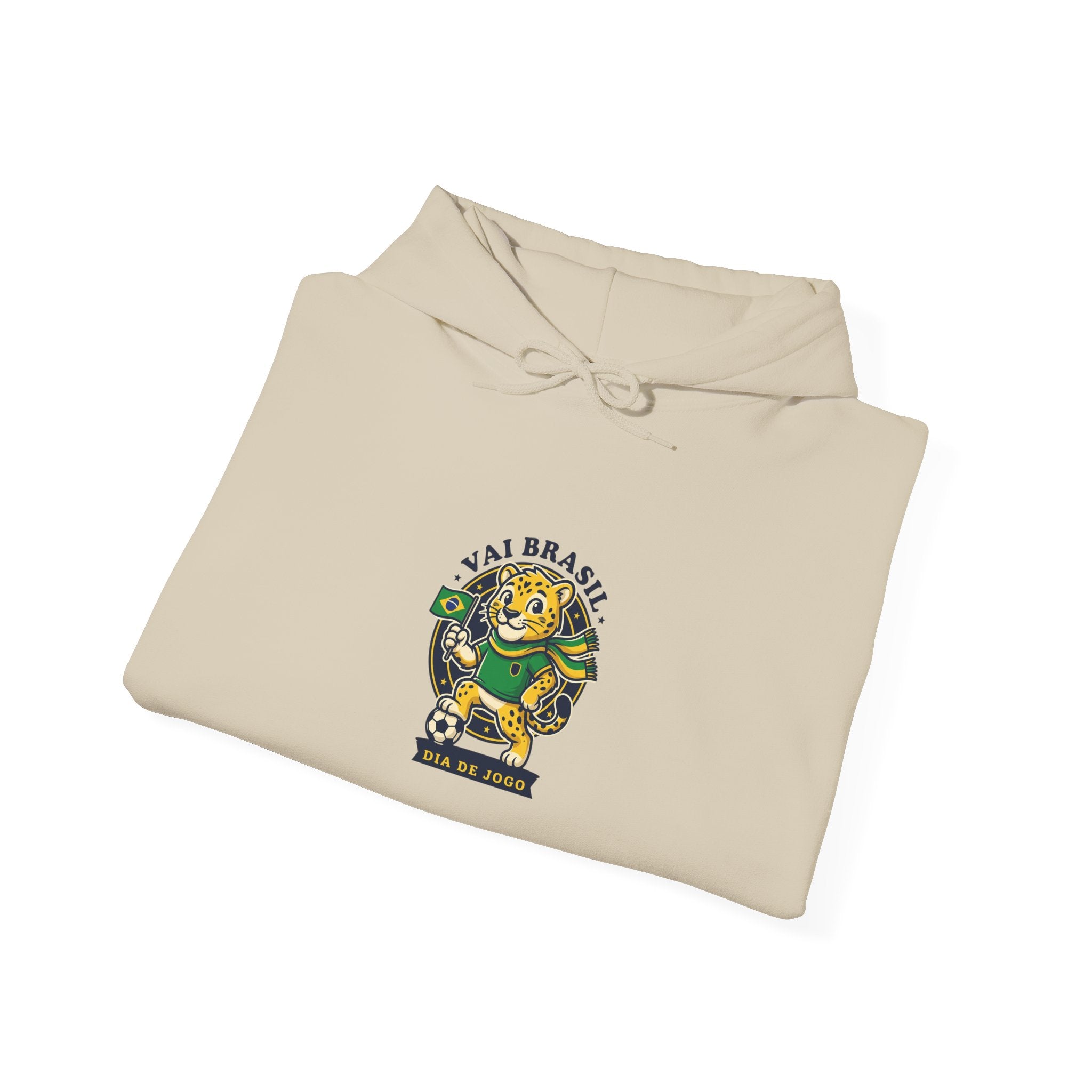 Vai Brasil Hoodie | Brazil Soccer Pride, National Flag Colors