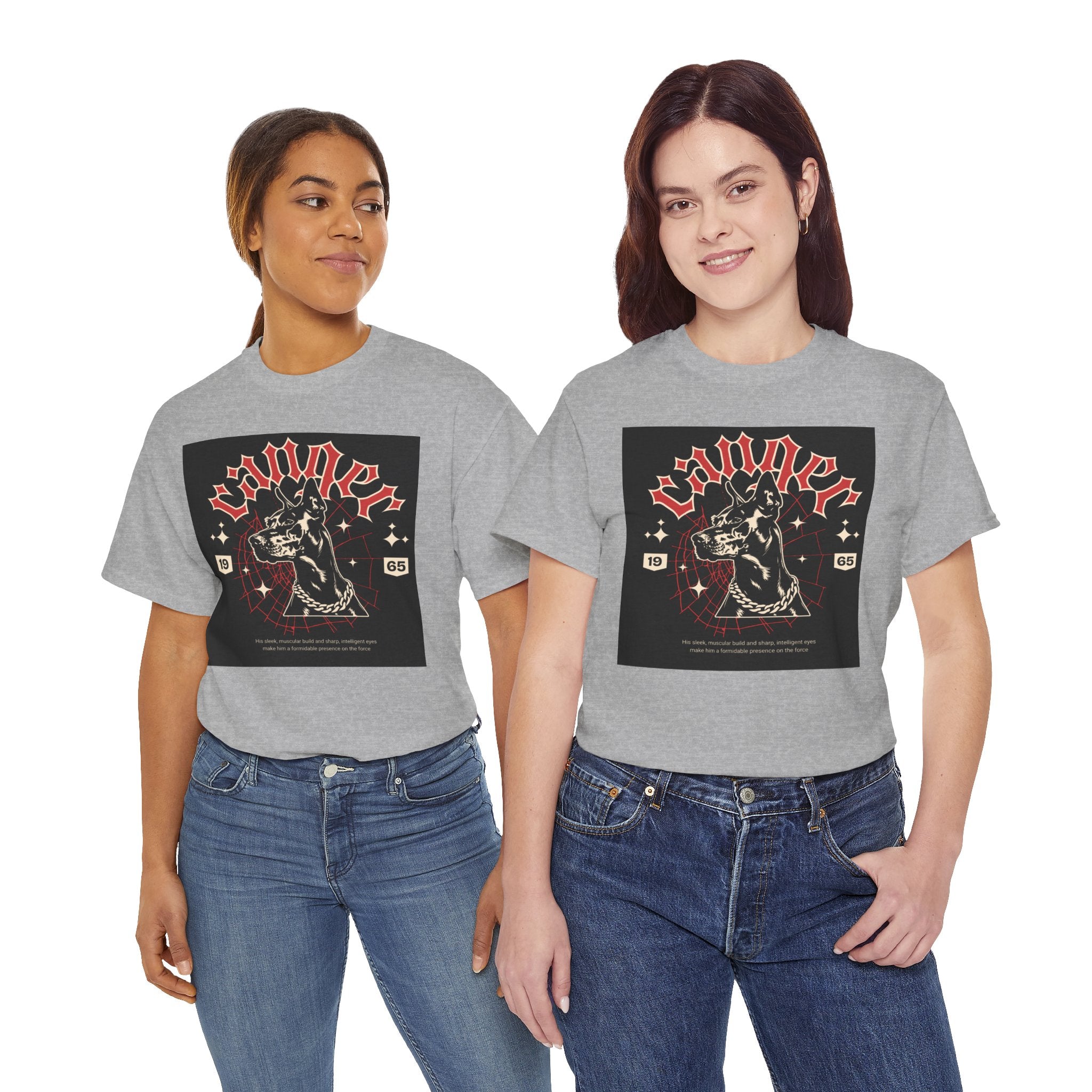 Vintage Gothic Cat Tee — 'Witchery' Retro Occult Graphic T-Shirt