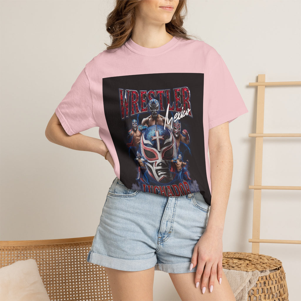 Wrestler Luchador Graphic T-Shirt — Mexican Masked Wrestling Tee