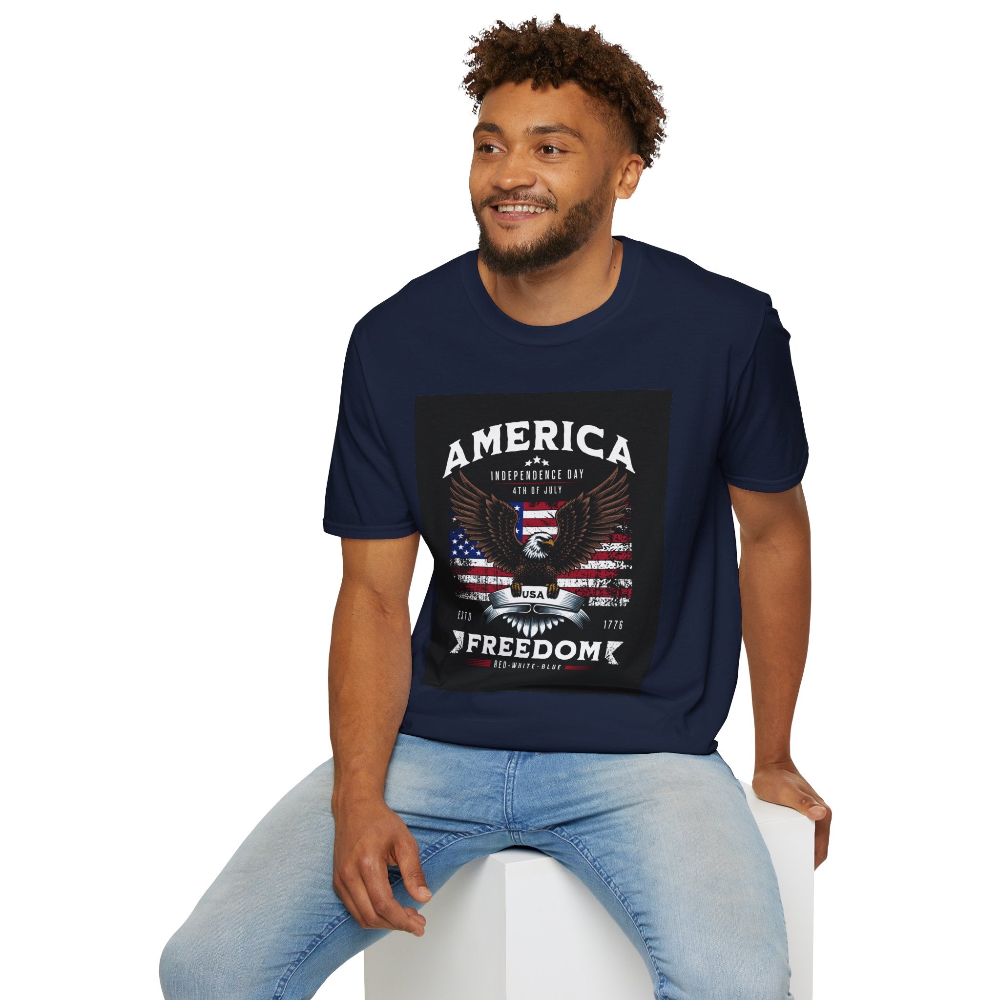 America Eagle T-Shirt — Independence Day Freedom Graphic Tee