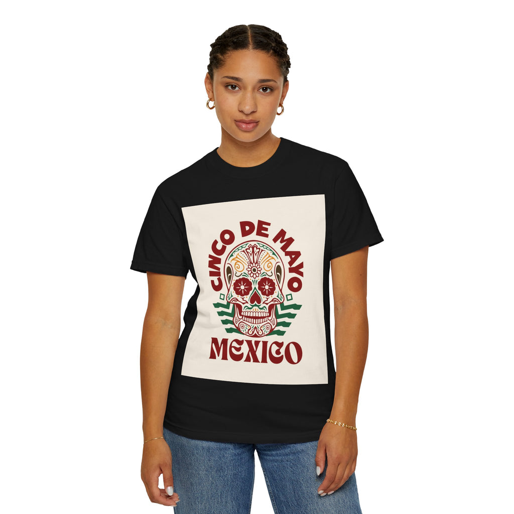 Cinco de Mayo Mexico Sugar Skull T-Shirt