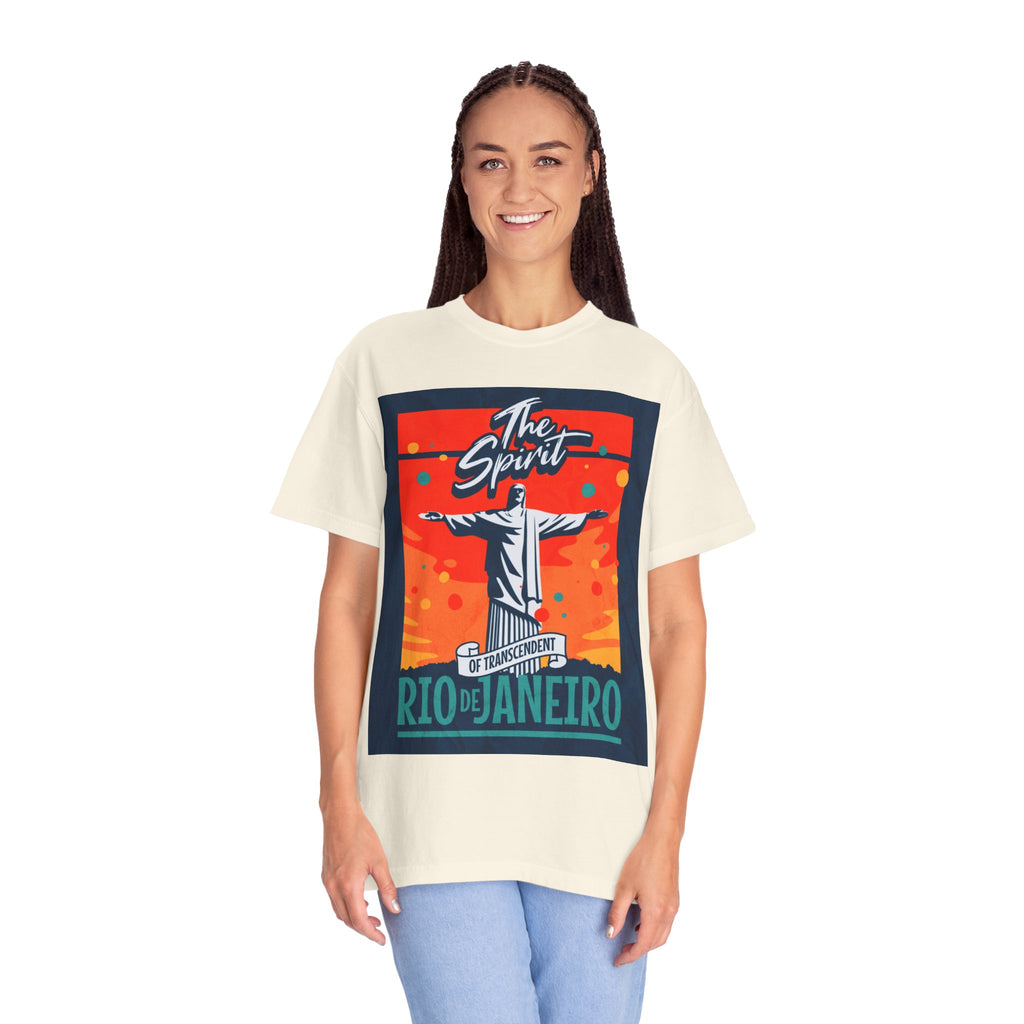 Rio de Janeiro Christ the Redeemer Poster T-Shirt — 'The Spirit' Graphic Tee