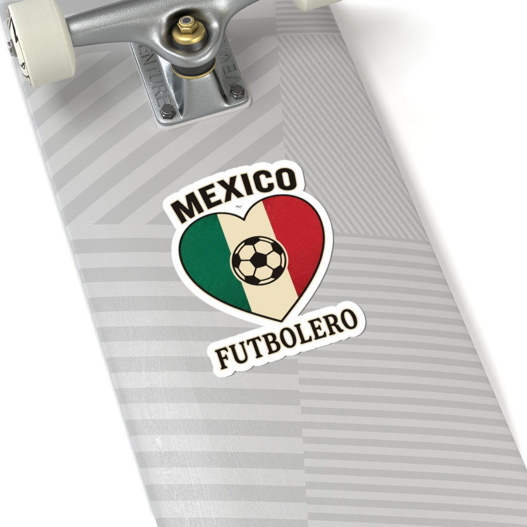 Mexico Futbolero Heart Sticker | Soccer Pride, Mexican Flag Colors
