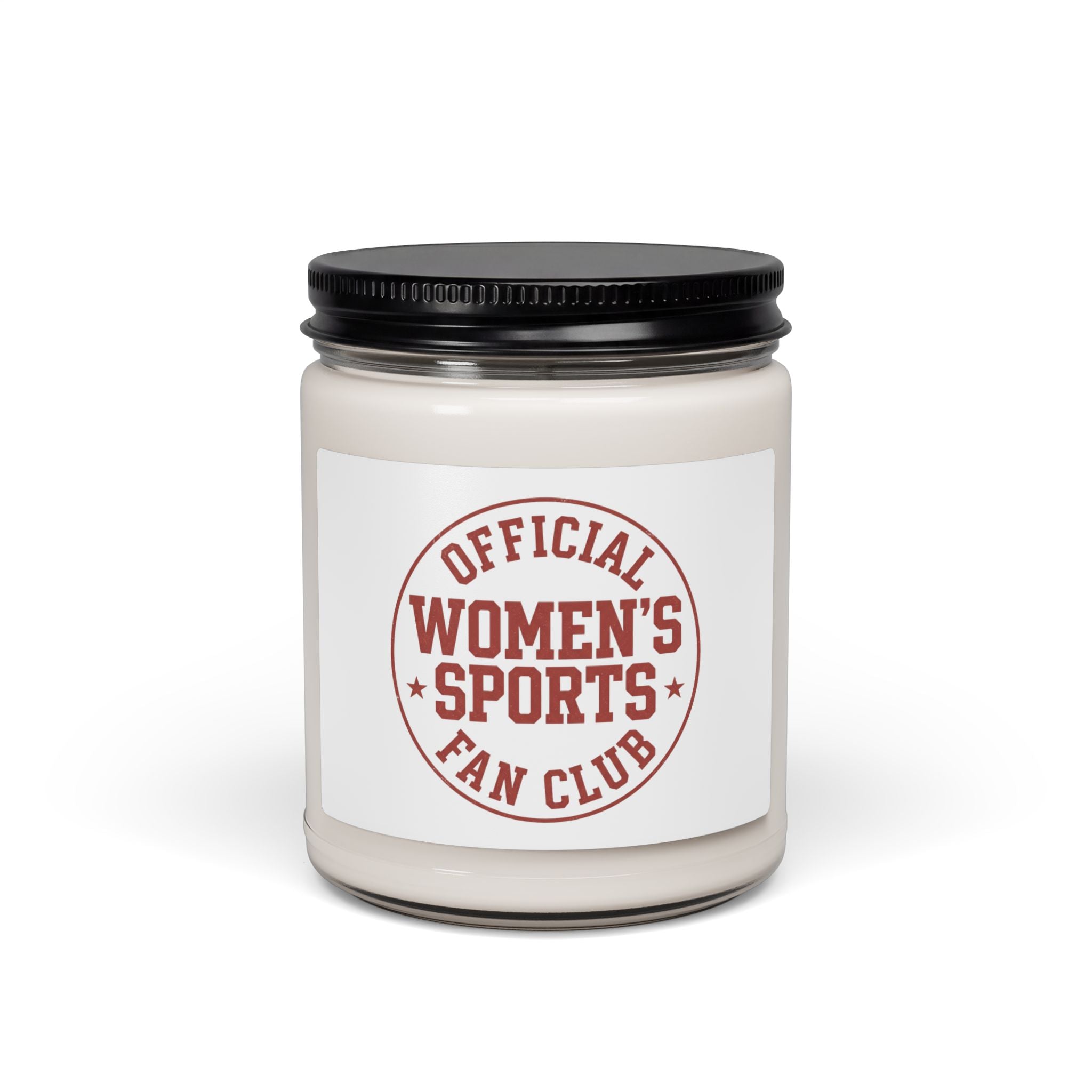 Women's Sports Fan Club Candle, Soy Jar Candle | Women's Sports Fandom