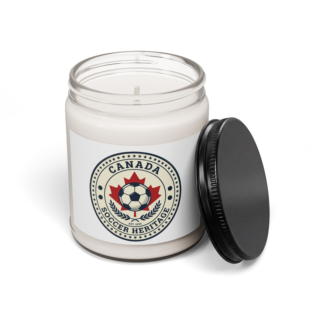 Canada Soccer Heritage Candle | 9oz Soy, Retro Soccer Emblem