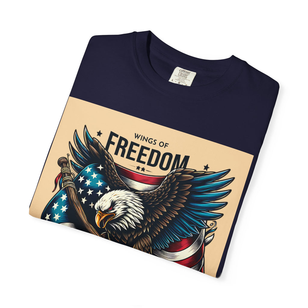 Freedom Eagle T-Shirt — Wings of America Patriotic Graphic Tee