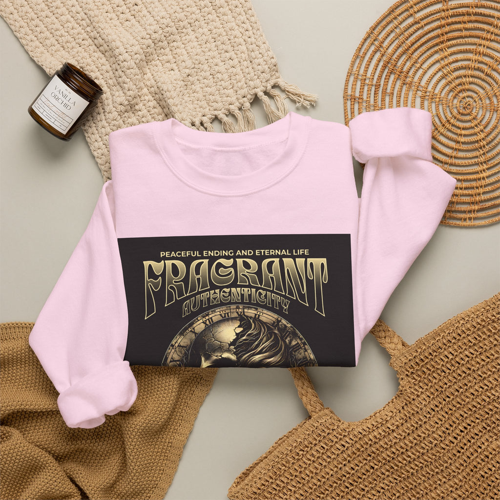 Skull & Roses Crewneck Sweatshirt — “Decrepit” Gothic Graphic