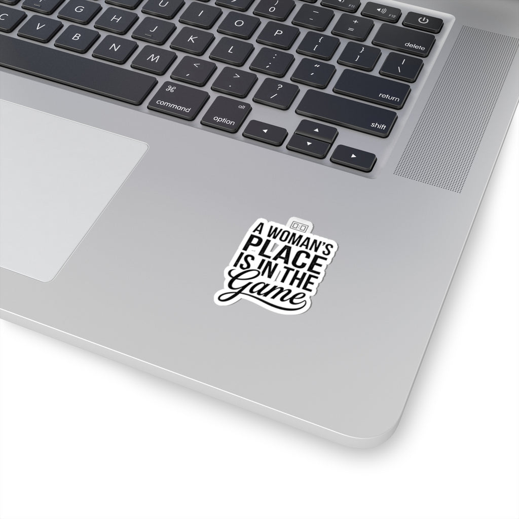A Woman's Place Is In The Game Stickers | Women's Sports Fandom, Support