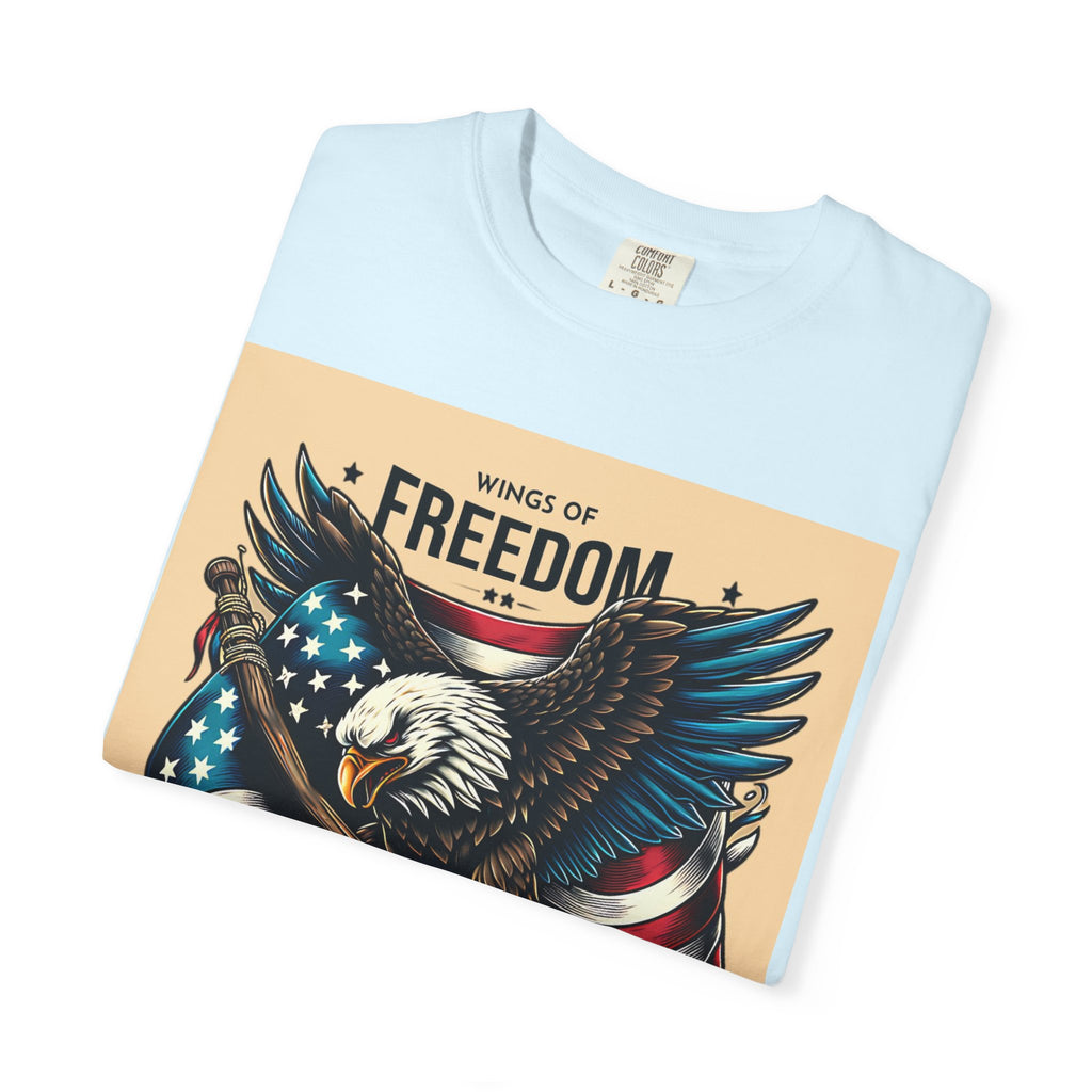 Freedom Eagle T-Shirt — Wings of America Patriotic Graphic Tee
