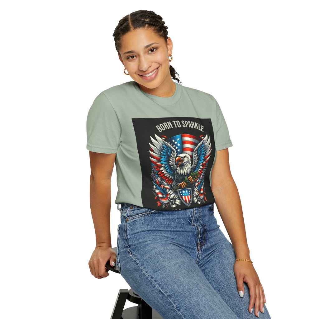 Born to Sparkle Proud to Be American T-Shirt