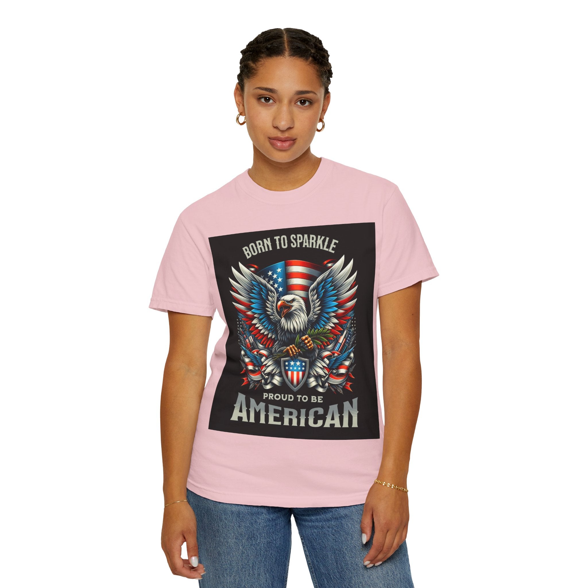 Born to Sparkle Proud to Be American T-Shirt