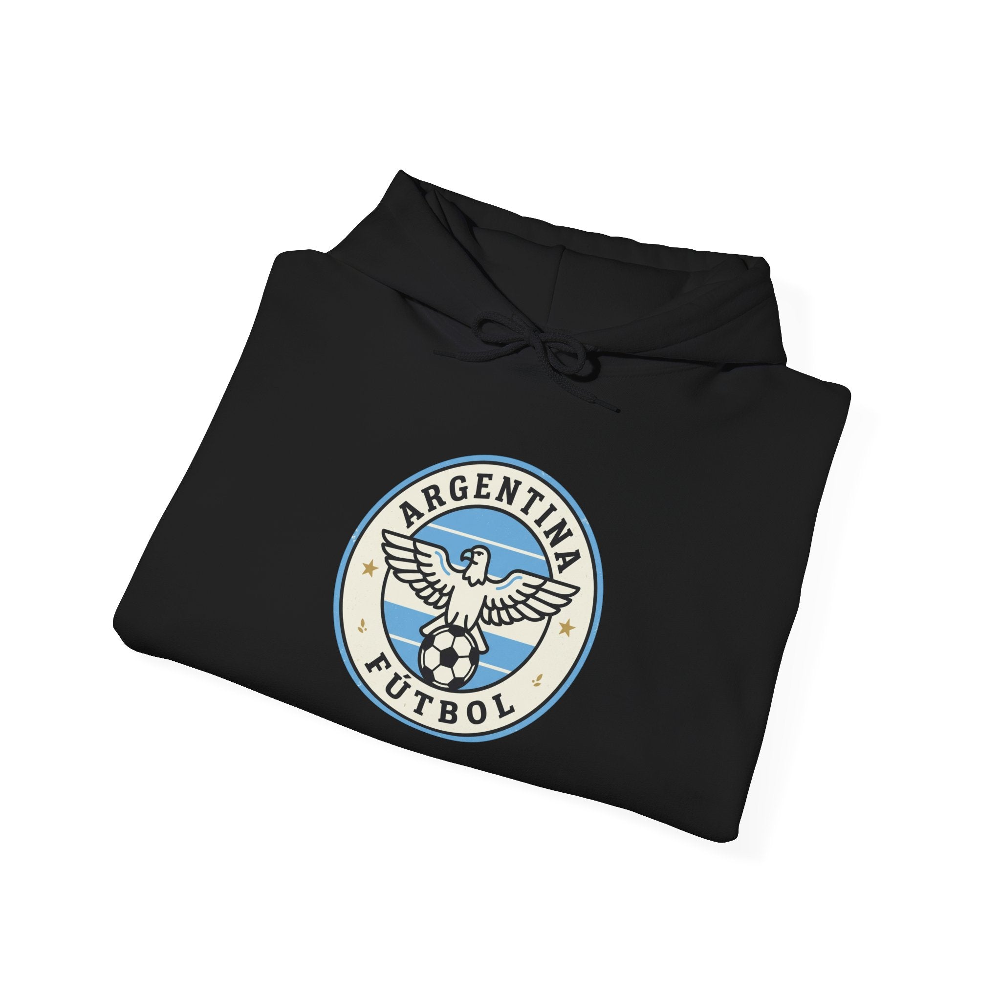 Argentina Futbol Crest Hoodie | Soccer Country Pride, National Colors