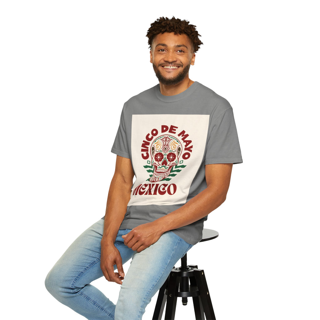 Cinco de Mayo Mexico Sugar Skull T-Shirt