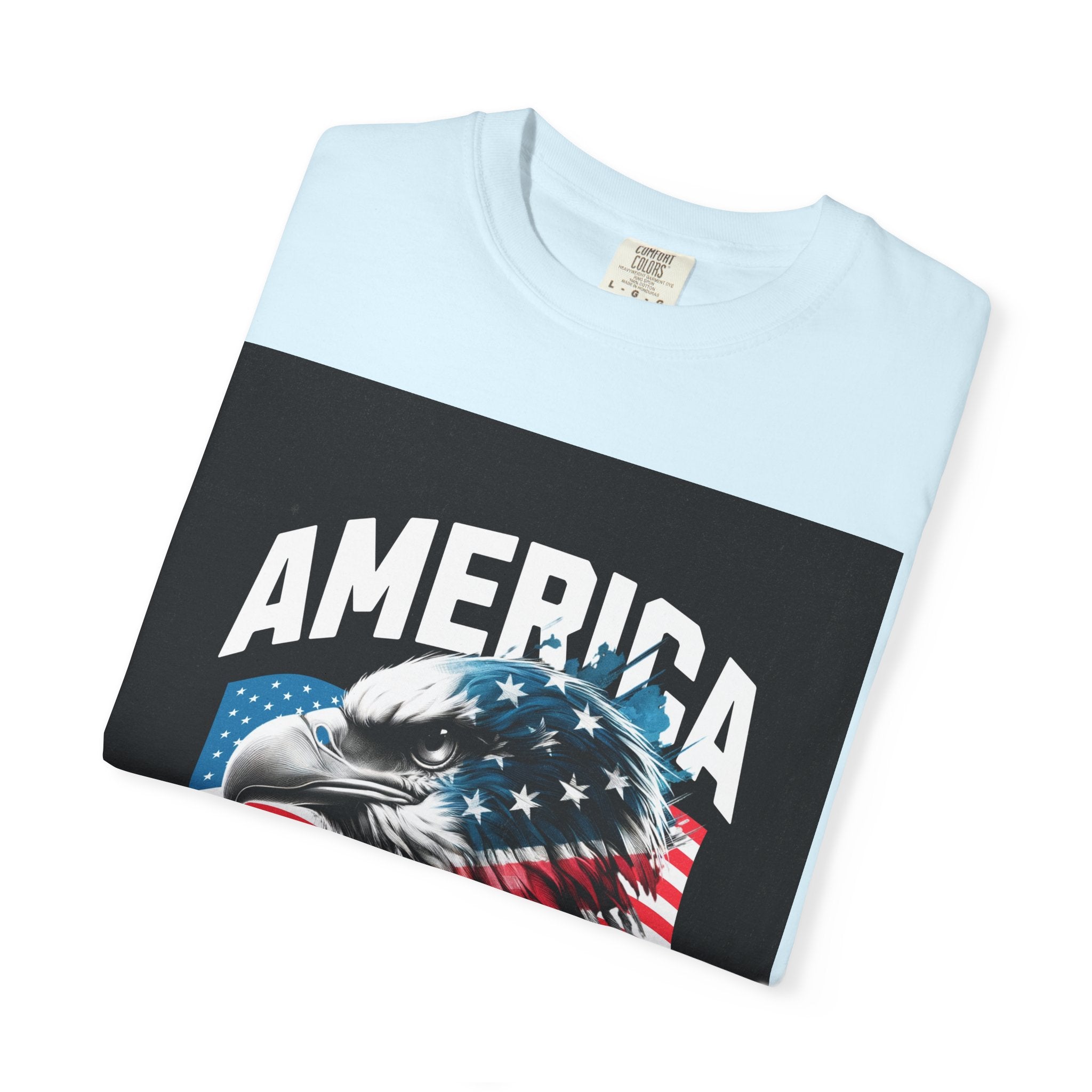 Independence Day T-shirt — 'America' Eagle Flag 4th of July Tee