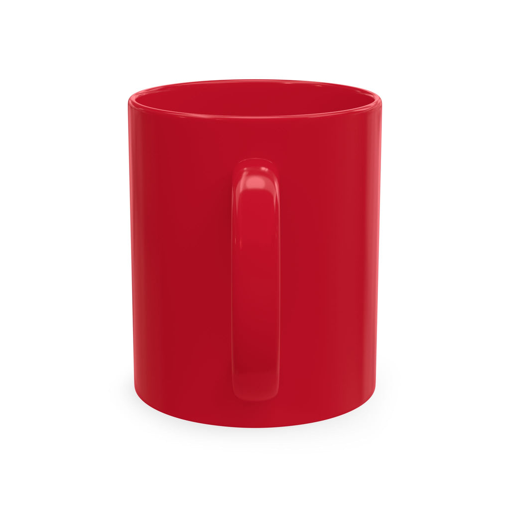 Skull 'Energy' Ceramic Coffee Mug — Retro Skeleton with Drink Design